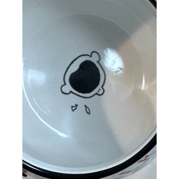 Peanuts 75th Anniversary "Nervous By Nature" Ceramic Mug 20 Oz Black & White - Picture 2 of 6